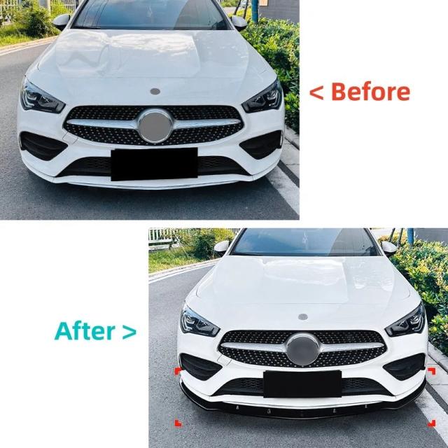 メルセデス・ベンツ CLAクラス C118 W118 X118 (CLA180/200/220/250/CLA35/CLA45 AMG 2019-) 用 フロントバンパーリップスポイラー／ディフューザー 輸入品_11