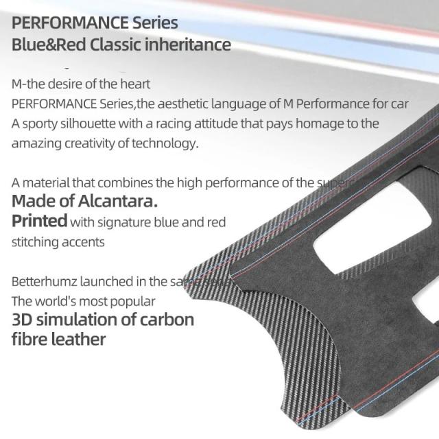 Betterhumz製 BMW X3 F25・X4 F26 センターコンソール コントロールパネル シフトパネルカバー トリム アルカンタラ 内装アクセサリー 輸入品_4