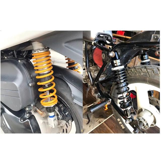 ユニバーサル 8mm スプリング 305/325/345mm/320/340/360mm 調整可能 オートバイ リアショックアブソーバー ホンダ ヤマハ カワサキ スズキ ATV 対応 輸入品_6
