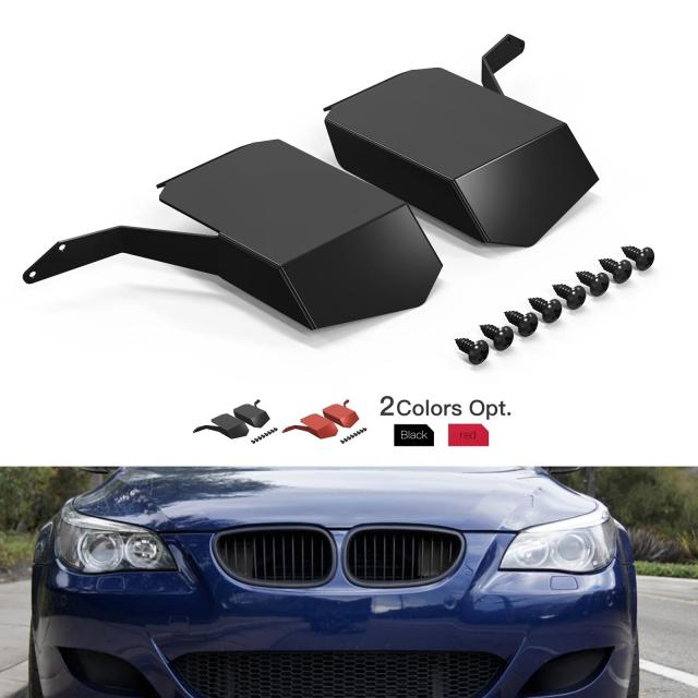 BEVINSEE エアインテークスクープ BMW E60 E61 M5 520i 525i 530i 535i 520d 525d 530d 535d 2007-2010年モデル用 輸入品