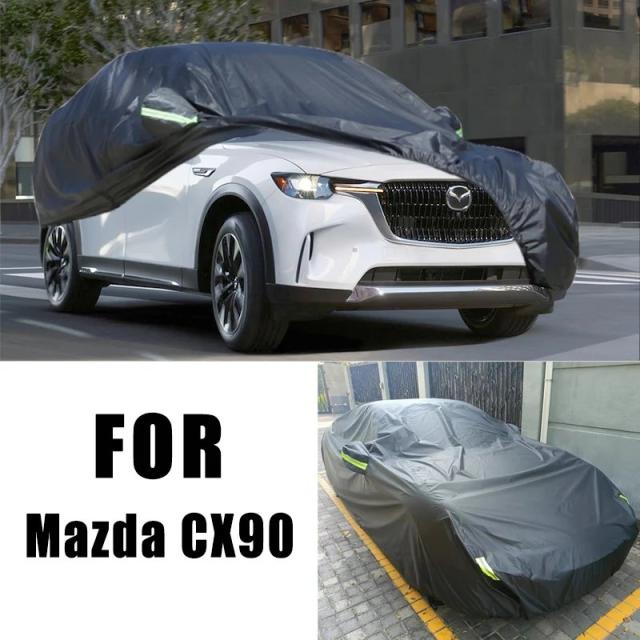マツダCX-90専用 全天候対応 6-in-1 カーバー 防水・防塵・UVカット・雪害防止・傷防止 輸入品
