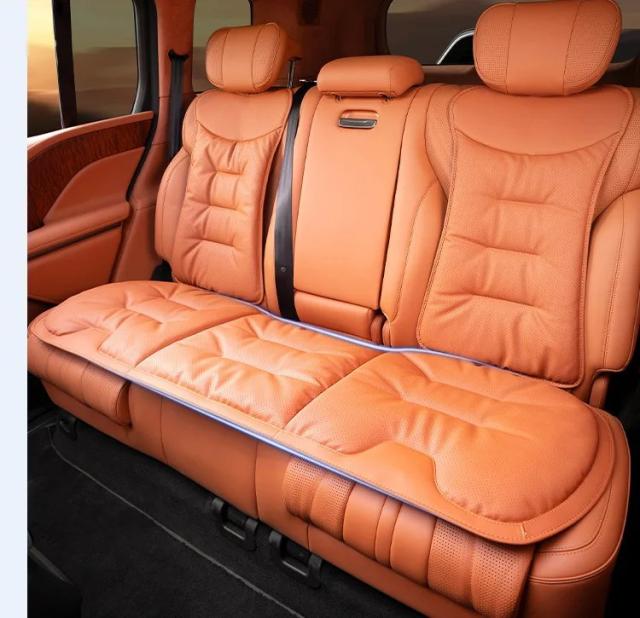 ユニバーサル ナッパレザー ソフトカーシートカバー 車内用 通気性シートクッション カーシートカバーフルセット カーシートクッション 輸入品_12