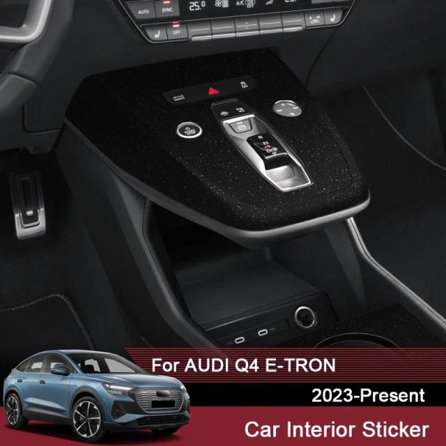 アウディ Q4 e-tron 以降モデル用 車内ステッカー ウィンドウパネルデカール ギアボックス ダッシュボード保護フィルム アクセサリー 輸入品_14