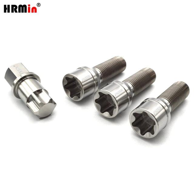 HRMin Gr5チタン製ホイールボルト トルクスコーンシート M14x1.5x28-45mm VW AUDI ベンツ Volvo ランボルギーニ マセラティ等 車種対応 輸入品_14