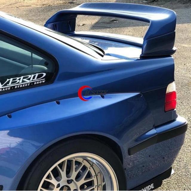 BMW 3シリーズ E36 1990-2000年用 リアスポイラー ABS樹脂 マットブラック/光沢ブラック BMW E36 M3 リアウイング 輸入品_1