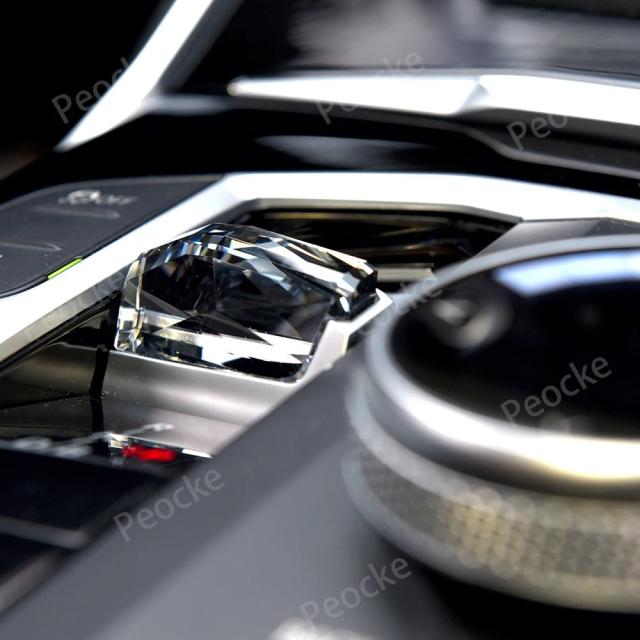 BMW X5 G05 G20 G12 X6 G06 iX3 G08 i4 G26 i7 G70 X7 G07用 クリスタル ギアセレクター パドルノブ メタルベース オリジナルスタイル 2023 2024 輸入品_6