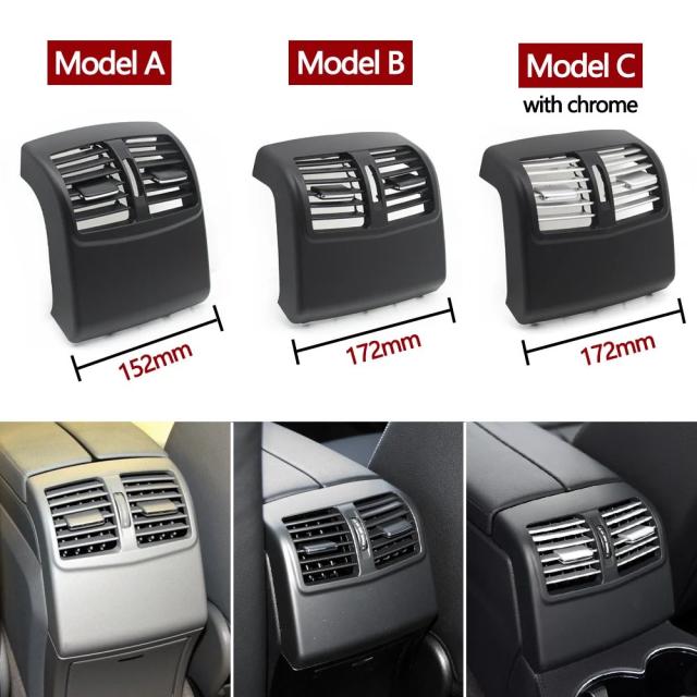 メルセデス・ベンツ W212 Eクラス（E260/E300/E320/E400セダン 2009-2015年）用 リアエアコン エアベント グリル アウトレット パネルカバー 輸入品_2