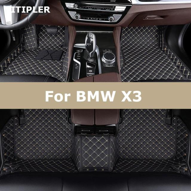 TITIPLER カスタムカー フロアマット BMW X3 E83 F25 G01 F97 用 車内 フットカーペット アクセサリー 輸入品