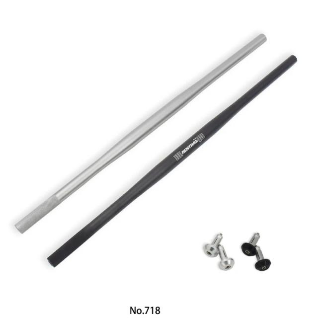 720mm径 22-28mm ヴィンテージモーターサイクル用 6061アルミニウム合金フラットラインハンドルバー RE3 ヒョソン GV300対応 輸入品