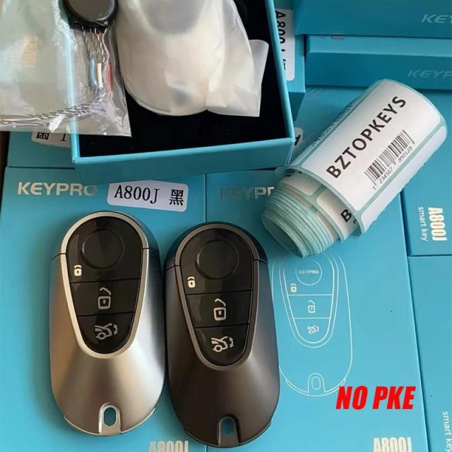 BZTOPKEYS メルセデス・ベンツ A C E Sクラス W204 W207 W212 W164 W166 用 改良型スマートキーシェル 3ボタン リモートキー アップグレード 輸入品