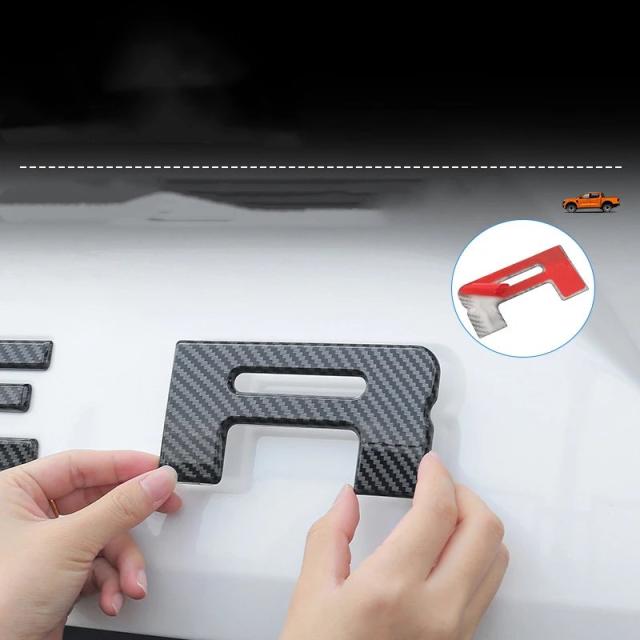 フォード・レンジャー T9 2024-2025 専用 3Dエンブレムステッカー 立体テールゲート文字装飾 エンブレムバッジ デカール カーディテールアクセサリー 輸入品