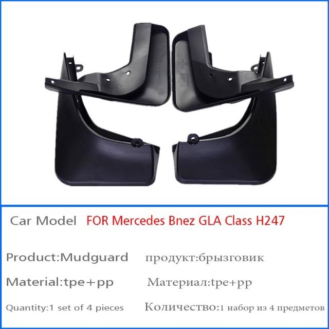 4個セット メルセデス・ベンツ GLAクラス H247 用 2020-モデル フェンダー マッドガード 泥除け マッドフラップ カーパーツ 輸入品_8