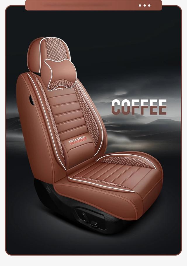 新型 ユニバーサル カーフシートカバー プロテクター PUレザー オーディQ3 メルセデスW211 ジャガーXF グランドi10 フォードフォーカス3 セダンSUV対応 輸入品_11