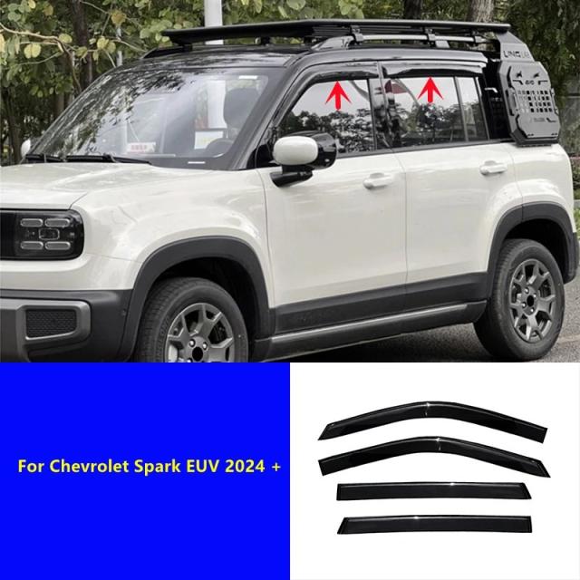 シボレー・スパーク EUV 式用 窓用サイドベントサンガード 雨除け 天候保護カバー スタイリングアクセサリー 輸入品