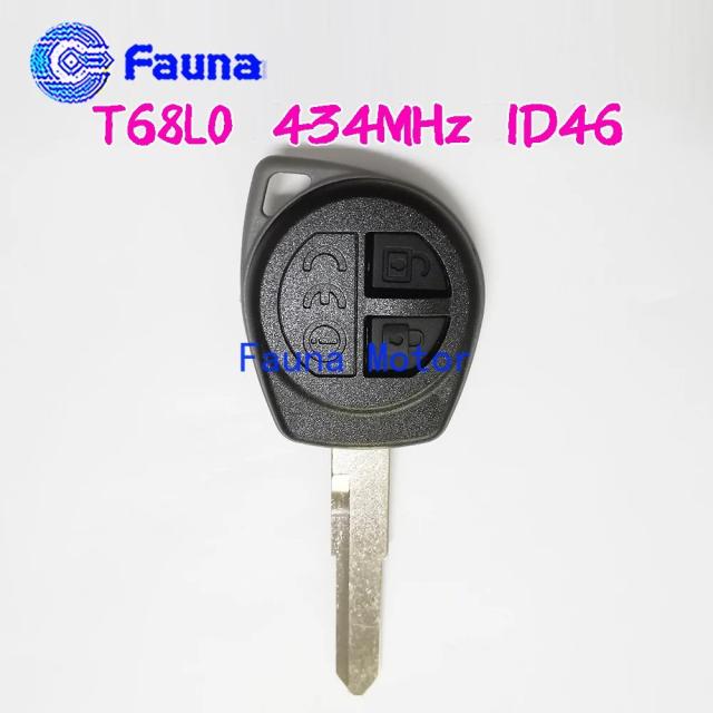 スズキ・スウィフト専用 2名取り草 433.9MHz FSK 遠隔操作 (7961 ID46手当て積み上げる) FCCID: T68L0 インポート品