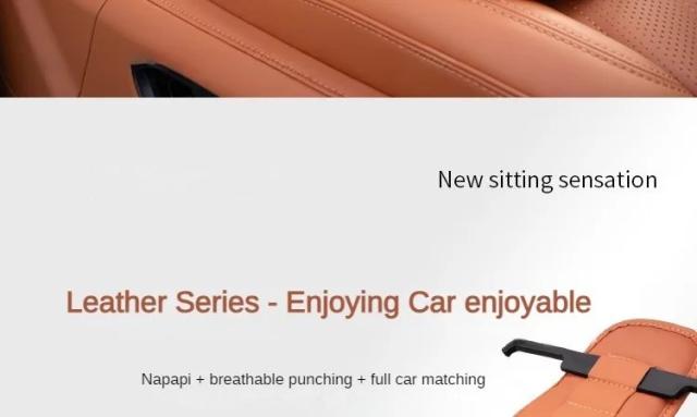 ユニバーサル ナッパレザー ソフトカーシートカバー 車内用 通気性シートクッション カーシートカバーフルセット カーシートクッション 輸入品_9