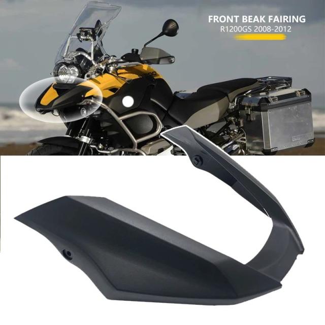 BMW R 1200GS (2008-2012年モデル) 用 フロントビークフェアリングエクステンション ホイールカバー ブラック 輸入品