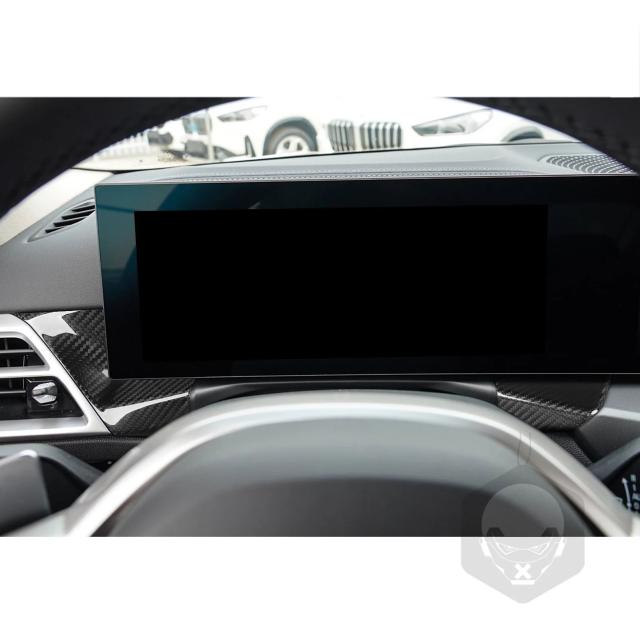 BMW 2・3・4シリーズ G42 G20 G21 G22 G23 G26 M3 M4 G80 G82 M2 G87 フェイスリフト 用 カーボンファイバー センター ディスプレイ サイド パネル カバー 輸入品