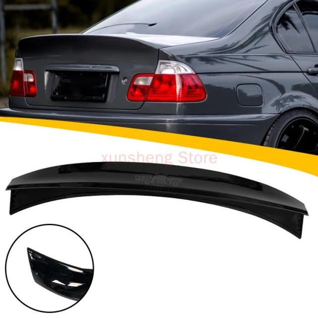 ABS樹脂製カーボンファイバーCSLリアトランクリップスポイラー BMW 3シリーズ E46 M3 316i 318i 320i 323i 325i 328i 330i セダン 1998-2006年モデル用 輸入品