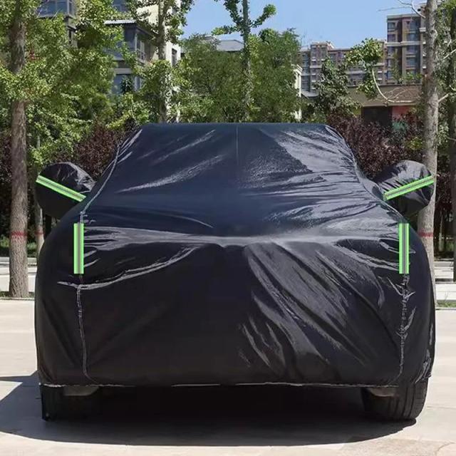 メルセデス・ベンツ EQS SUV 専用 全天候型 車両カバー 防水 防塵 日よけ アウトドア保護 ブラック 輸入品