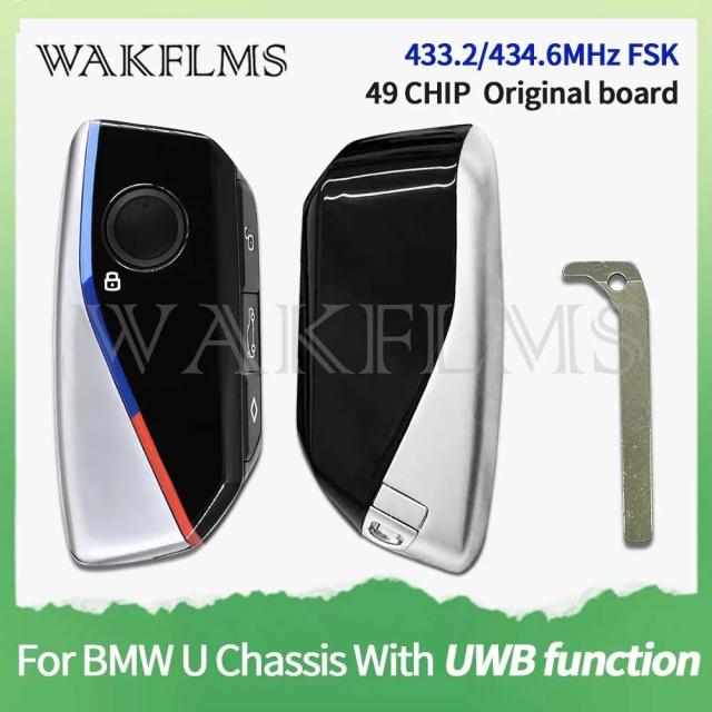 BMW Uシャーシ キー X1 X2 iX1 iX2 U06 U10 U11 U12 U25 MINI Countryman 純正PCB UWB機能 433.2-434.6MHz 49チップ 5A89463-01 輸入品