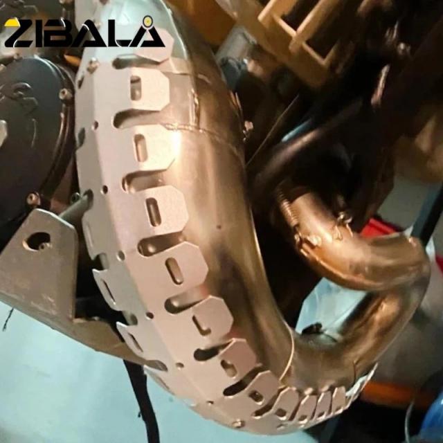 GASGAS EC 2T/4T XC 125 250 300 SHERCO SC SCF SER SEF SEF-R 125-500CC ユニバーサルエキゾーストヒートシールドマフラープロテクターカバー 輸入品