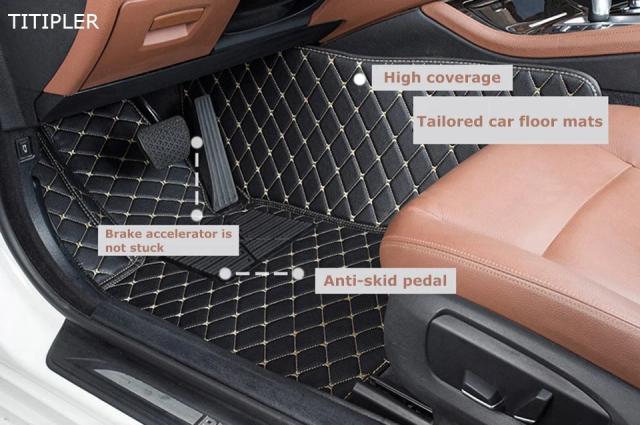 TITIPLER カスタムカー フロアマット BMW X3 E83 F25 G01 F97 用 車内 フットカーペット アクセサリー 輸入品