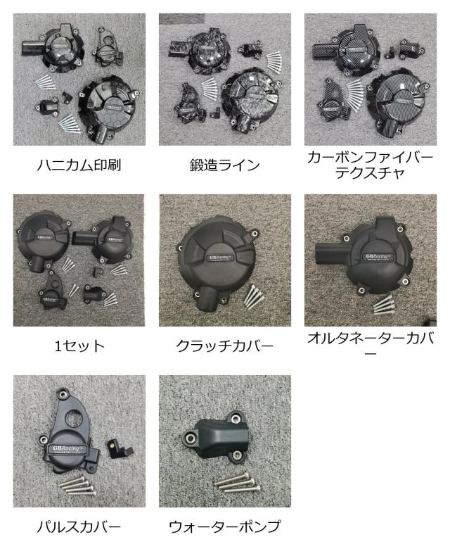 BMW S1000RR・M1000RR（2019-）、S1000R・M1000R（2021-）用 オルタネータークラッチプロテクションカバー GBレーシングエンジンカバー 輸入品