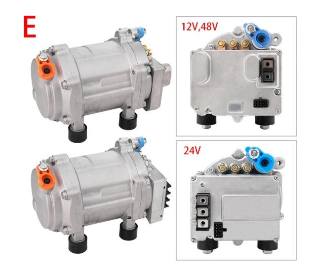 A/C 12V 24V 48V 電動コンプレッサーセット 自動車 トラック バス ボート トラクター 整備工場 エアコン用 輸入品_15