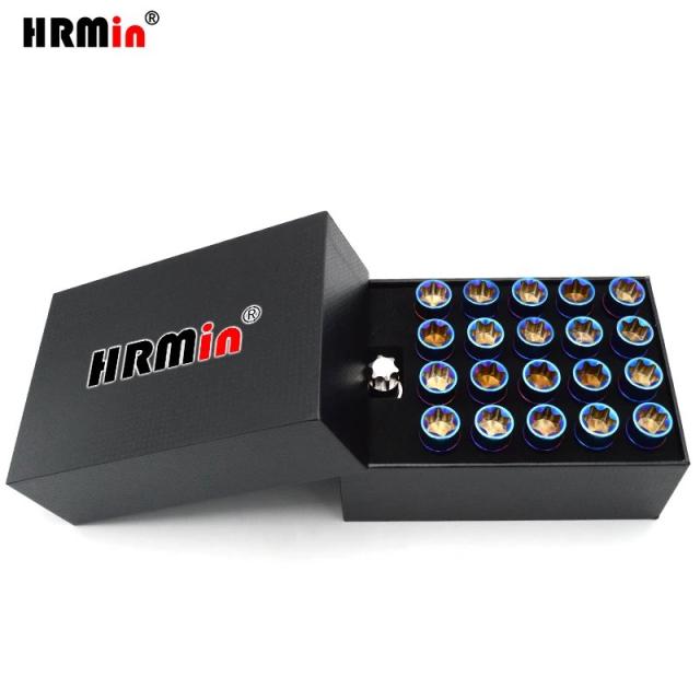 HRMin Gr5チタン製ホイールボルト トルクスコーンシート M14x1.5x28-45mm VW AUDI ベンツ Volvo ランボルギーニ マセラティ等 車種対応 輸入品_17