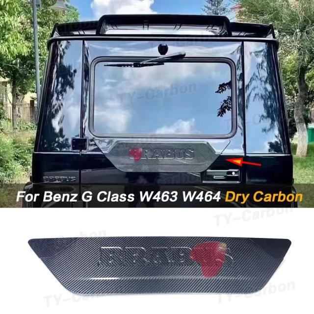 メルセデス・ベンツ Gクラス W464 W463 G350 G500 G63 純正 リアルドライカーボンファイバー テールゲートカバー スペアタイヤリアカバー ボディキット 輸入品