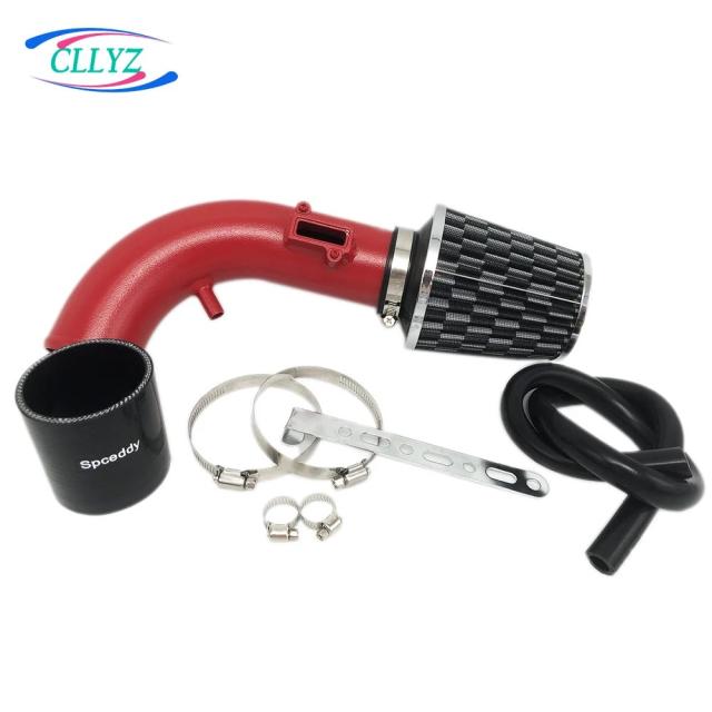 CLLYZ コールドエアインテークフィルター アルミニウムレッドパイプセット ホンダ シビック 8代 1.8L用 輸入品