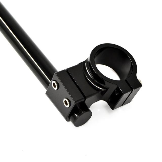 グロスブラックアルミニウム ライザー レーシングハンドル 31 33 35 37 41 43 45 46 48 50 51 53 54mm クリップオン フォークライザー レギュラーハンドルバー 輸入品_10
