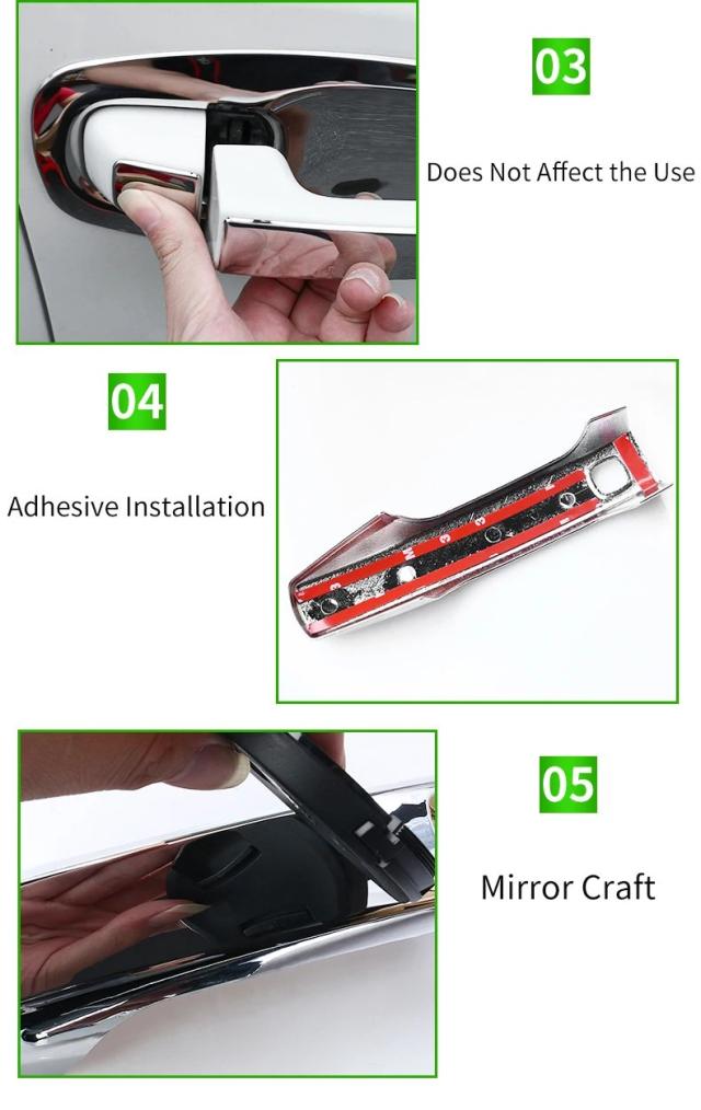 2008-式 トヨタ ランドクルーザー200 LC200 FJ200 用 ステンレス製 ドアハンドル カバー アクセサリー 改良型 2021 2020 2019 2018 2017 2016モデル対応 輸入品_14