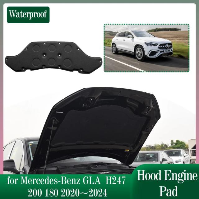 メルセデス・ベンツ GLA H247 用 ボンネット防音・断熱カバー エンジンルーム インナーライナー 2020-モデル 専用 輸入品