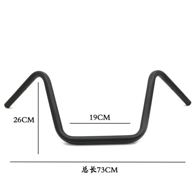 レトロ25mmモーターサイクルハンドルバー 1インチバー ハーレースポースターXL883 XL1200 X48 ダイナ ロードキング ヘリテージ ソフトテール対応 輸入品_7