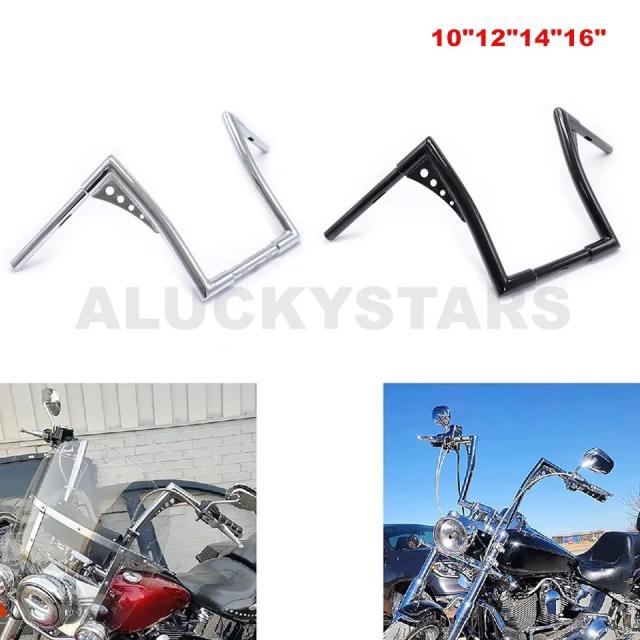 モーターサイクル レトロハンドルバー 1.25インチ ハンガー ドラッグバー ハーレー ソフテイル スタンダード デラックス ヘリテージ スリム ファットボーイ ストリートボブ ロードキング 対応 輸入品