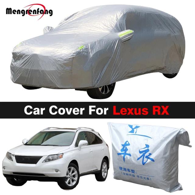 レクサスRX用 全天候型 UVカット カーカバー 耐雨雪 日よけカバー RX450hL/RX400h/RX350L/RX450h/RX350/RX330/RX300対応 輸入品