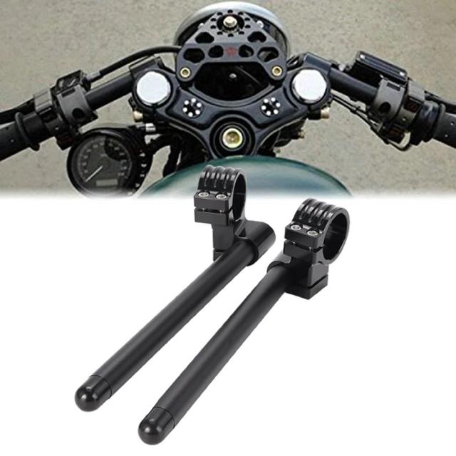 41mm ハイトCNCアルミ製 オートバイハンドルバークリップオン フォークハンドルバー ユニバーサル7/822mmハンドルバー対応 輸入品 7,584円