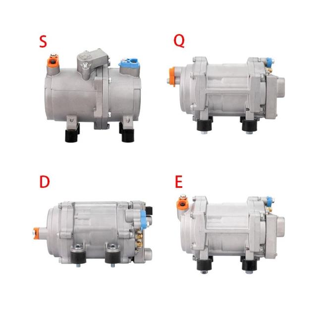 A/C 12V 24V 48V 電動コンプレッサーセット 自動車 トラック バス ボート トラクター 整備工場 エアコン用 輸入品_2