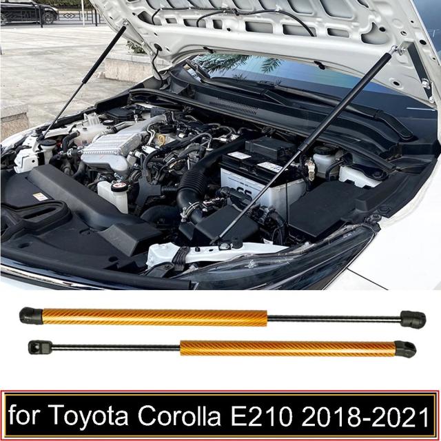 フロントボンネットストラット トヨタ カローラ E210 2018-2026 用 リフト ピストンロッド プロップスプリング ショック ダンパーシリンダー 輸入品