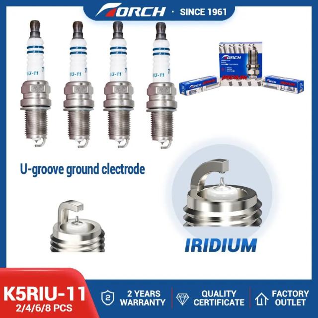 イグニッションシステム イリジウム スパークプラグ トーチ K5RIU-11 キャンドル トヨタ 日産 起亜 シボレー メルセデス・ベンツ 対応 輸入品