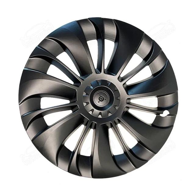 4個セット ハブキャップ 車用 交換用ホイールキャップ 19インチ フルカバータイプ アクセサリー Tesla Model Y 2023 2024 専用 輸入品