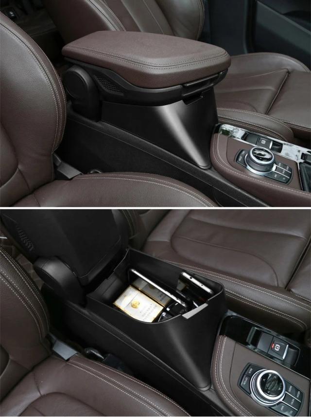 BMW X1 F48・X2 F39専用 センターアームレスト納めるボックス席 コンソールオーガナイザー 室内装飾御盆 2016-ひな型 車載付属品 インポート品