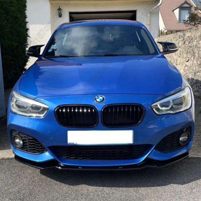 BMW 1シリーズ F20 F21 118i 120i M135i M140i LCI 2015-2019 用 Mパック フロントバンパーリップ スプリッター ディフューザー ボディキット スポイラー 輸入品