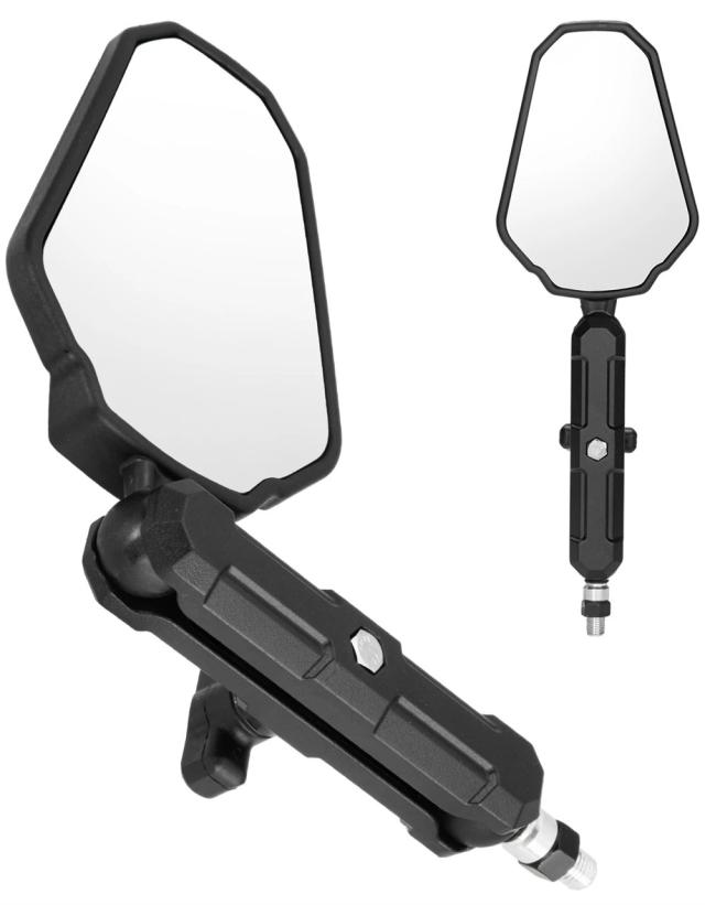 KEMIMOTO ユニバーサル フォールディング バイクミラー M8 M10 ボルト取付 360°調整 Eマーク対応 輸入品_16