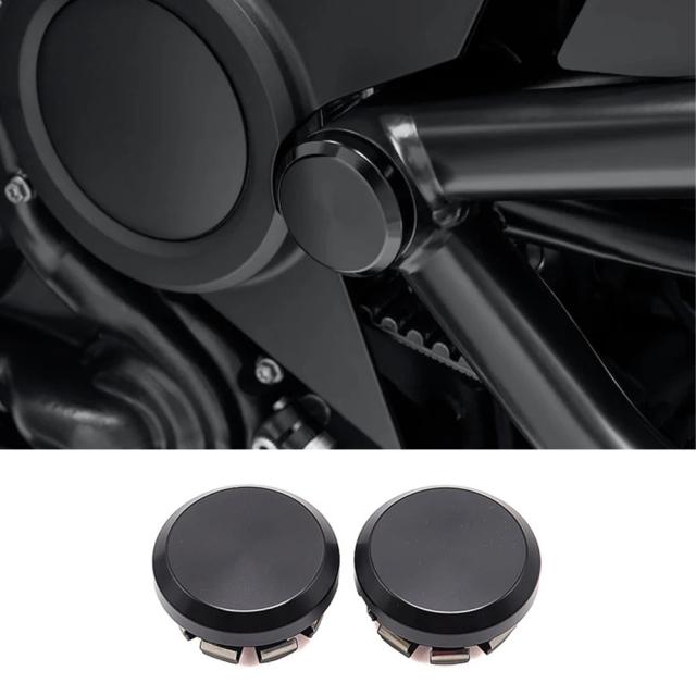 ハーレースポーツスターS 1250 RH1250S用 アクセサリー フロントリアアクスルナットカバーキット アッパーフォークステムカバー 輸入品_5