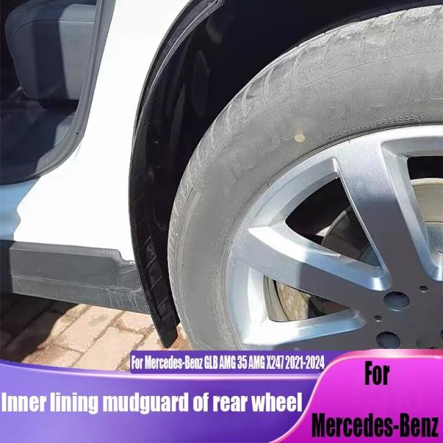 メルセデス・ベンツ GLB AMG 35 AMG X247 2021-2024 用 リアフェンダーライナー リアドア ホイールアーチ ガード 車両改造パーツ 輸入品