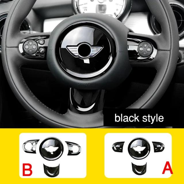 BMW MINI Cooper JCW用 ステアリングホイールマルチメディアボタン装飾カバー 純正風カスタムパーツ 輸入品_4