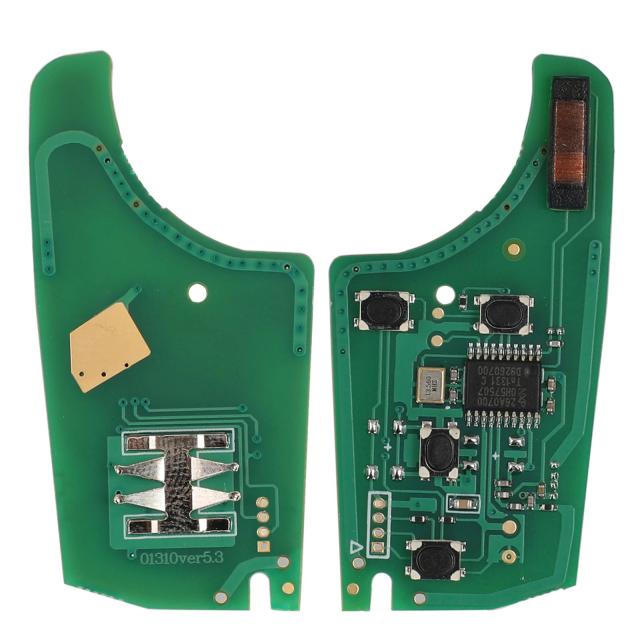 ジンユーチン 10個セット 2/3/4ボタン リモートキー 折りたたみキー シェビーローバ セイル アベオ クルーズ 315/433MHz PCF7937E用 輸入品